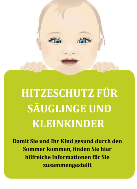 Vorschaubild Frühe Hilfen- Hitzeschutzflyer